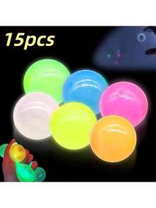 1/2/4/6/10/15 quả cầu phát sáng trong bóng tối gắn trần nhà, quả cầu phát quang, quả cầu dính tường, số lượng lớn quả cầu phát sáng dính - Nhiều màu - Xem 15
