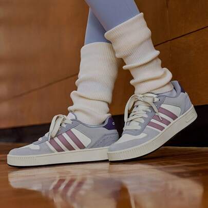 Adidas Giày thể thao nữ D-PAD CLASSIC kiểu dáng bóng rổ cổ điển "răng cưa".