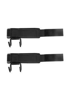 Dụng cụ tập luyện thể hình như squat, deadlift, pull-up, móc cổ tay, thanh ngang, dùng để tập luyện sức mạnh, không dùng để tập luyện sức nắm. - màu đen - Xem 19