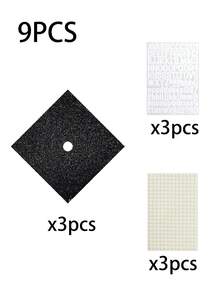 9/3pcs Graduation Cap DIY Glitter Paper Decoration Set, Graduation Cap DIY Decoration Materials, Graduation Photo Prop, Back To School Graduation Cap Decor, Creative DIY Decor For Graduation Gown, DIY Craft Materials For Graduation Party, Graduation Ceremony Small Gift - View 13