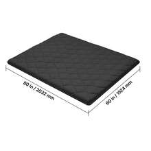 Japanese Tatami Mat, Queen Size Foldable Japanese Tatami Mattress, Futon Mattress With Storage Bag & Fastener, 9-Layer Floor Mat For Sleeping, Dorm, Meditation, Yoga, 80 X 60 X 3.5 In, Black - Màu đen, 80 x 60 x 3,5 inch - Xem 10