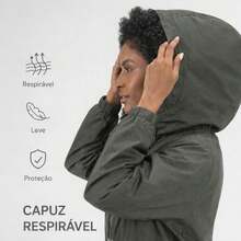 Women's Windbreaker Jacket For Cold Winter Motorcycle Waterproof Comfortable - 綠色 - 查看 5