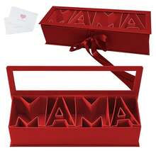 Premium Red Butterfly Gift Box 17.36x5.63x4.33 Inches, High-Quality Cardboard For Weddings, Anniversaries, Birthdays, Valentine's Day, And Special Occasions - View 14