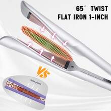 HATTEKER 2 w 1 Wielofunkcyjna lokówka, prostownica i stylizator włosów - Wielokolorowe - Zobacz 6