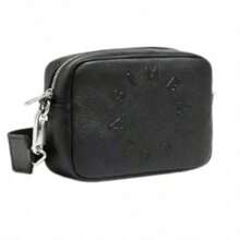 Single-Sided Crossbody Bag With Embroidery - Versatile Embroidery - PU 繡花黑色 - 查看 1