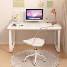 Modern Simple Home Office Desk, 47.2 Inch Small Computer Table, Writing Desk For Bedroom - White - View 7