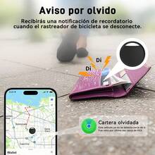 Mini Multiusos iphone Ios Airtag Localizador Rastreador Antipérdida Antirrobo Gps Portátil Bluetooth Global Smart Apple Air Tag Para Niño Mascotas Llave Llavero Auto Moto Estudiante Carros - Blanco - Ver 6