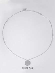 1 chiếc vòng cổ bằng bạc Sterling 925 đính ngọc trai nuôi cấy nước ngọt tự nhiên/mã não đen/ngọc lam/lapis lazuli, kiểu dáng thanh lịch tối giản, phù hợp đeo hàng ngày và trong đám cưới, có thể đeo nhiều lớp. - Bạc - Xem 9