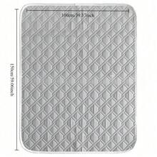 1 件装终极宠物降温垫！可水洗 + 防滑底部 | 大型犬降温床 + 猫咪冰垫，超大宠物降温垫，适用于猫狗 [猫咪用品] - 灰色 - 查看 14