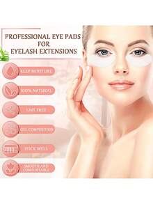 200 cặp miếng đệm nối mi màu hồng, miếng dán cách ly mi giả, miếng bảo vệ mắt khi nối mi, thích hợp sử dụng tại nhà, khi đi du lịch, tại salon nối mi và các dụng cụ nối mi chuyên nghiệp khác. - Hồng - Xem 4