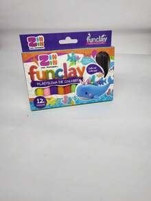 PALSTILINA  DE COLORES EN BARRA 12 PIEZAS - SURTIDO - Ver 6