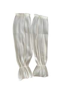 1 Pair New Chinese Style Ice Silk Sun Protection Arm Sleeves, Graceful Arc Design, Suitable For Cycling, Driving, Summer Sun Protection - Multicolor - View 14