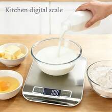 1g To 10kg Electronic Kitchen Scale, Household Digital Scale, Suitable For Kitchen And Retail, Can Weigh Food And Medicine, Multi-Functional Electronic Scale, Precise Weighing, Batteries Not Included - Multicolor - View 3