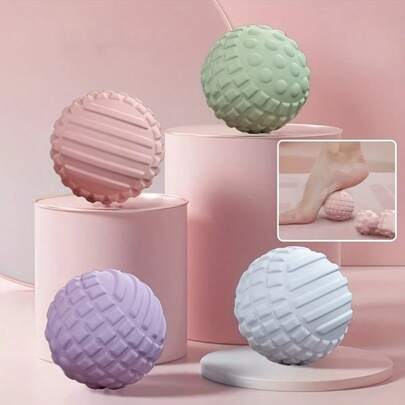 1pc Massage Ball, Yoga Massage Ball, Foot Massage, Muscle Relaxation, Fitness Stretching