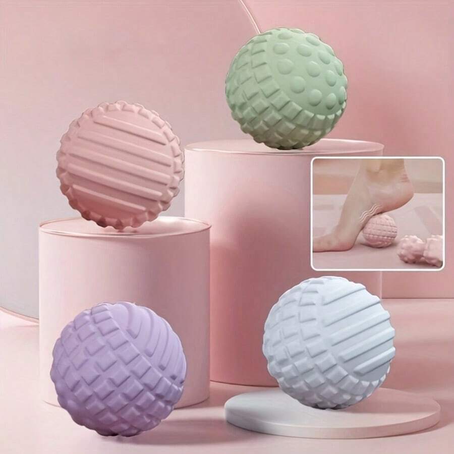 1 quả bóng massage, bóng massage yoga, massage chân, thư giãn cơ bắp, giãn cơ thể khi tập thể dục. - Nhiều màu - Xem 1