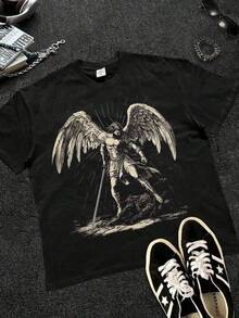 Men Outdoor Tees & Tanks - Black - View 1
