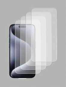 4 sztuki hartowanego szkła ochronnego na ekran do 'a 14 Pro Max/14 Pro/14 Plus/16 Pro/16 Pro Max/16 Plus/15 Pro/15 Plus/13 Pro Max/13/12/11/17/17 Air/17 Pro/17 Pro Max/17e, dwuwarstwowa konstrukcja, twardość 9H, rozdzielczość 99,99%, kompatybilne z etui na telefon, idealne jako prezent urodzinowy z zabezpieczeniem przed zarysowaniami dla rodziny i przyjaciół - Przezroczysty - Zobacz 23