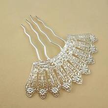 DIY复古风配饰，9齿合金扇形梳带流苏，分步指南 0043 - 彩色 - 查看 7