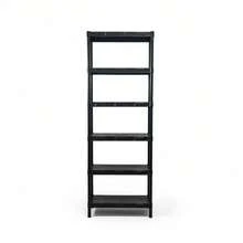 Black Bookcase With 6 Shelves Flexa - 444 - 查看 2