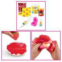Bolsa pequeña ZURU (Tarta de queso con fresa), juguetes de slime artesanales para niños y adultos, kit de elaboración de slime suave - Bolsa pequeña - Ver 9