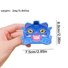 Hasbro 1 chiếc kẹp tóc acrylic hình phù thủy, thích hợp cho nữ giới để tạo kiểu tóc. - Xem 7