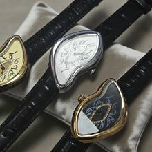 Đồng hồ nữ cao cấp chạy máy thạch anh, với thiết kế hình lá cong, điểm xuyết vài viên đá lấp lánh cùng mặt số chữ số Ả Rập và kim chỉ giờ được chạm khắc tinh tế, là món quà thời trang/quà sinh nhật/quà lễ lý tưởng dành tặng người phụ nữ yêu quý. - Một cỡ - Xem 11