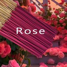 22厘米深红色玫瑰香薰棒 | 手工制作 | 无羽毛 | 天然玫瑰香氛香薰棒，适用于家居、瑜伽、茶室和冥想场所 - 玫瑰花 - 查看 5