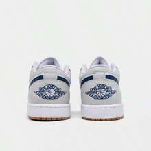 Nike Air Jordan 1 Low 'Men's Patent Varsity Red Black Jordans For Men HV4089-006 | Low-Top Versatility, Everyday Wearable - 藍白色 - 查看 7