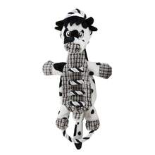 Outward Hound Ropiez Rope Interactive Dog Tug Toy For Tugging Squeaky Fun, 20.5 Inch Cow, Blue, Medium - Bò Xanh 20 inch - Xem 1
