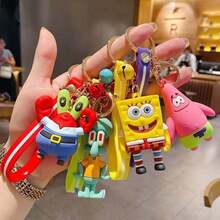SpongeBob SquarePants Bộ 1/3 chiếc mặt dây chuyền hình cặp đôi dễ thương chính hãng, bao gồm các nhân vật như Patrick, Squidward, Sandy, Gary, thích hợp làm quà tặng tiệc tùng, trang trí nhà cửa, trang trí phòng, quà tặng ngày Valentine, quà sinh nhật, quà tặng ngày lễ tốt nhất cho bạn bè, quà tặng học sinh, đồ sưu tầm dành cho nữ, đồ trang trí, kiểu dáng ngẫu nhiên. - A - Xem 3