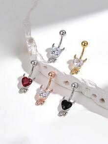 1 chiếc dây đeo bụng hình trái tim ma quỷ gợi cảm, thích hợp cho bãi biển, tiệc tùng, lễ hội và phong cách cá nhân. - con quỷ nhỏ - Xem 2