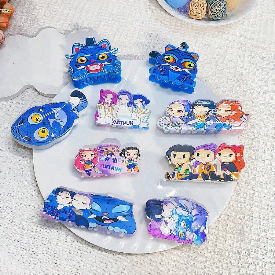 Hasbro 1 chiếc kẹp tóc acrylic hình phù thủy, thích hợp cho nữ giới để tạo kiểu tóc. - Xem 1