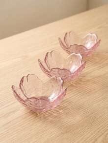 1/3/6/12pcs Glass Cherry Blossom Shaped Decorative Art Candle Holders, Transparent Tabletop Candle Holders, Suitable For Living Room, Dining Room, Wedding Table Decor, Spring & Summer Home Decor, No Battery Or Power Required, Exquisite Home Decor Item, Baby Shower Favor, Reception Table Arrangement, Warm Hospitality, Dining Table Arrangement, Dining Table Decor - Multicolor - View 14