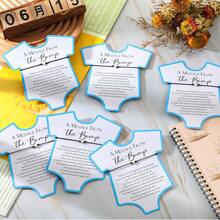 Vòng tay ước nguyện hình trái tim có thể điều chỉnh kèm thiệp màu xanh dương, quà tặng tiệc mừng em bé sắp chào đời, quà tiết lộ giới tính, quà lưu niệm, đồ dùng tiệc sinh nhật, quà tặng tiệc cưới, quà tặng mừng em bé chào đời, quà tặng khách mời, đồ trang trí trang sức tiệc tùng, quà tặng cho phụ nữ, đồ bỏ vào túi quà, quà tặng Ngày của Mẹ, quà tặng bãi biển. - Màu xanh lam - Xem 3