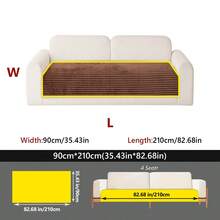 1PC Modern Minimalist Flannel Straight Stripe Sofa Cushion, Pet-Friendly 1-4 Seater Modular Sofa Protector, Suitable For Living Room, Bedroom, Study Decor, Machine-Washable Sofa Slipcover. - Multicolor - View 21