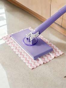 360° Rotating Automatic Clip Mop, Multi-Functional Cleaning Mop, Mini Clip Mop Suitable For Kitchen, Living Room, Bathroom, Essential Home Cleaning Supplies, Home Decor Mop Set - A - View 11