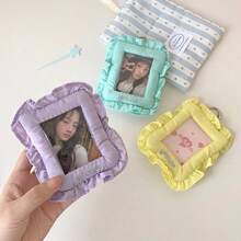 Ins Style Korea Sweet Girl Photo Card Case For 3 Inch Photocard Soft Pillow Shaped Photocard Holder K-Pop Idol Goo Card Holder - Hồng - Xem 3