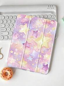 1 chiếc ốp lưng máy tính bảng vẽ hình bầu trời sao, tương thích với iPad Mini 4/5/6/7, Air/Air2, 9.7/10.2/10.5, Air 4/5, Pro 11", thế hệ thứ 10, Air 11" (M3) 2025, 11" (A16) thế hệ thứ 11 2025, Galaxy Tab A8 10.5" 2022. Bao gồm khe cắm bút cảm ứng, chân đế gập ba, bảo vệ cạnh mềm bằng TPU, chức năng ngủ/thức từ tính, thiết kế thẩm mỹ/vui nhộn/cá nhân hóa/sáng tạo. - Nhiều màu - Xem 2