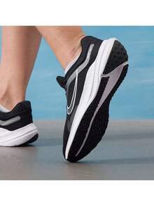 Nike男鞋2026全新QUEST 5網眼透氣緩震輕便公路跑步鞋DD0204-001 - 黑色 - 查看 3