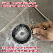 New Shower Head Designed For Men, Features Touch-Controlled Water Flow And Round Spray Pattern, Specially Designed For Independent Bathing - Spray Head - View 6
