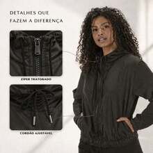 Women's Windbreaker Jacket For Cold Winter Motorcycle Waterproof Comfortable - 綠色 - 查看 4