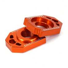 JFG RACING Bộ căng xích trục sau CNC điều chỉnh được cho xe mô tô địa hình EXC SX XCF 125-450 màu cam - A - Xem 6