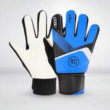 1 Pair Professional Soccer Goalkeeper Gloves, Non-Slip Finger Protection, Essential For Match And Training, Anti-Slip & Durable, Palm Cushion, Suitable For Youth, Adjustable Wrist - Multicolor - View 11