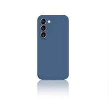 Ốp lưng điện thoại bằng silicon lỏng, phù hợp với Galaxy S25 Ultra, 13/16 Pro Max, 11 - Màu xanh lam - Xem 4