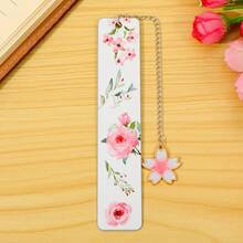 治愈系清新水彩花卉不锈钢书签，多种颜色可选，并配有同款樱花吊坠。自然文艺风格，是爱书之人、花卉爱好者和阅读达人的理想之选。 - 均碼 - 查看 17