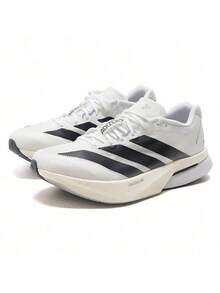 Zapatillas Adidas para hombre 2026 ADIZERO BOSTON 13, amortiguación y rebote, zapatillas profesionales de competición con columna de fibra de vidrio, JS4939 - Blanco - Ver 8