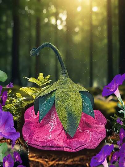 1 chiếc mũ nỉ dự tiệc, đồ thủ công bằng nỉ kiểu cổ điển, hình hoa sen và hoa bìm bìm, mũ nhọn dùng cho lễ hội, tiệc tùng, lễ hội hóa trang, trang trí tiệc năm mới.