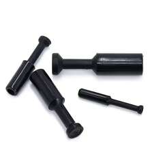 Black Plastic Push-In Connector Cap Pneumatic Plug, Suitable For 6mm/8mm/12mm Inner Diameter Push-In Connector Plugs, Multiple Sizes Of Tubing Connection Fittings Available - Push-in Connector - View 8