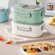 Practical All-In-One Bento Box For Adults, 6-Compartment Large Capacity Container With Easy Clean And  Heating - Multicolor - View 8