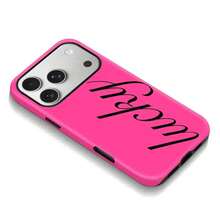 Lucky Script Design Phone Case For IPhone 17 Air 16 Plus 15 Promax 14 13 12 11 Pro,And Samsung Galaxy S26 S25 S24 FE S23 Ultra, Double-Layer TPU Shockproof Protective Cover - 混合色1 - 查看 6